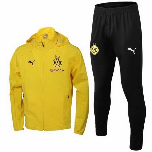 Rompevientos Borussia Dortmund 2018-2019 Negro Amarillo